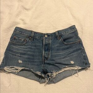 Classic Blue Denim Shorts
